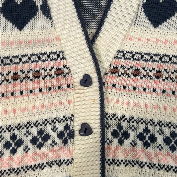 Vintage 90s Knit Valentines Sweater - Picture 6 of 13